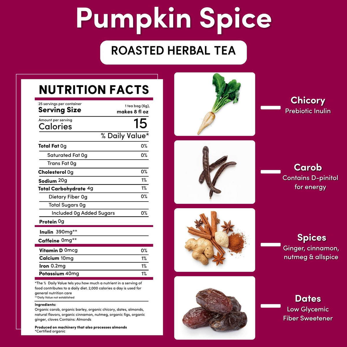 Pumpkin Spice Roasted Herbal Tea