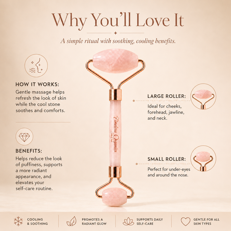 Rose Quartz Facial Roller