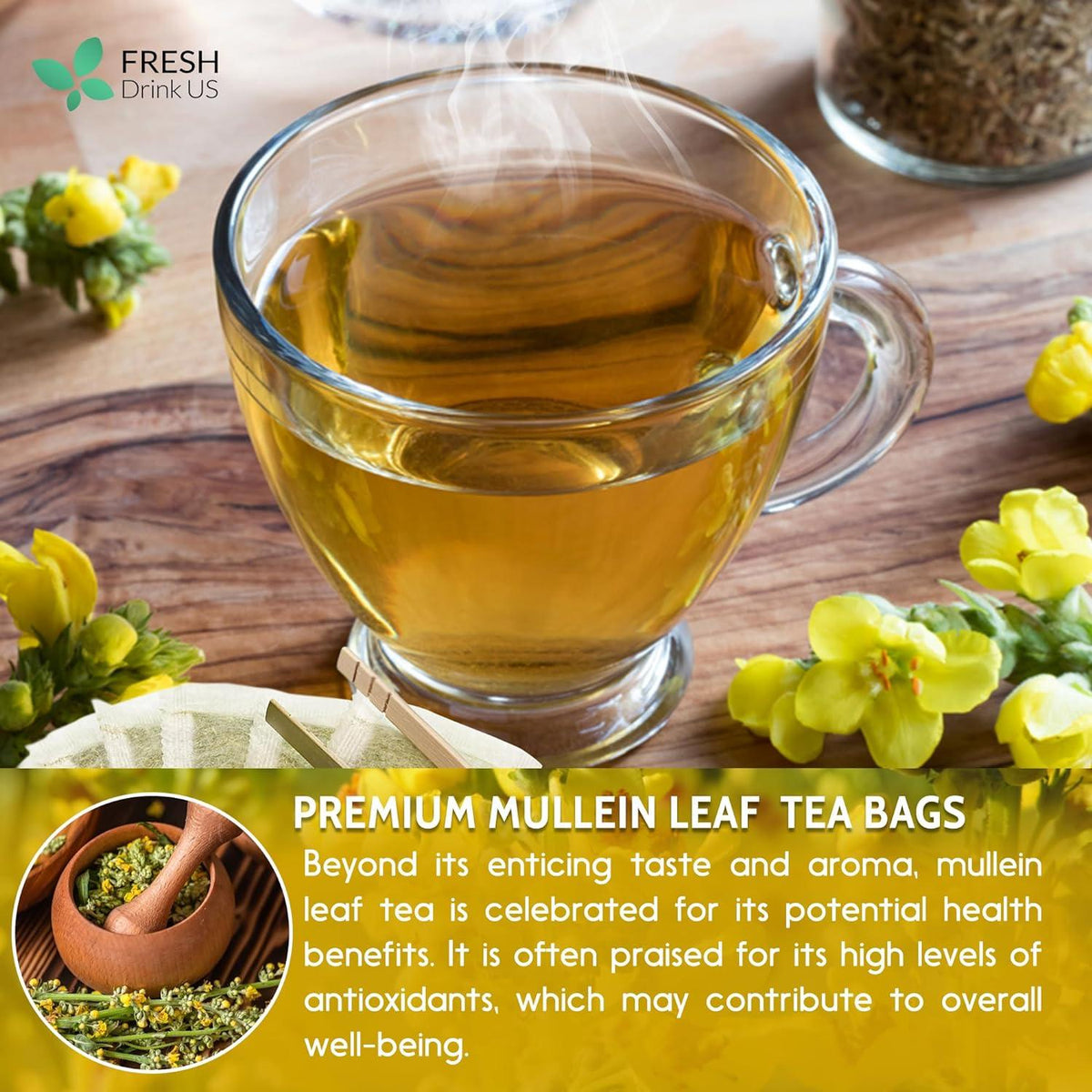 Mullein Leaf Tea Bags