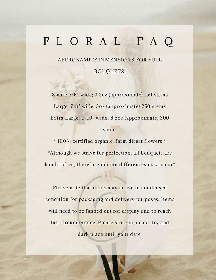 Dried Flower Bouquet – Sunflowers, Eucalyptus, Daisies & Yarrow – Rustic Farm-Grown California Wedding & Home Décor Arrangement