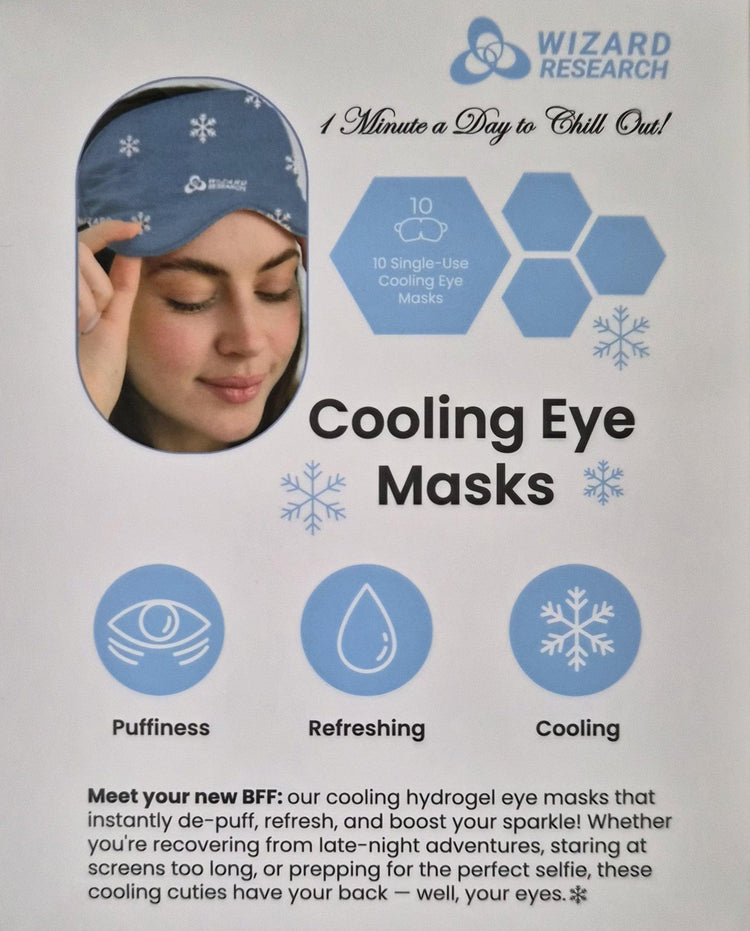 Cooling Eye Masks to Reduce Morning Puffiness 10 Pack
