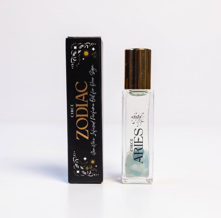 Zodiac Perfume Oil Set – 12 Gemstone‑Infused Zodiac Scents